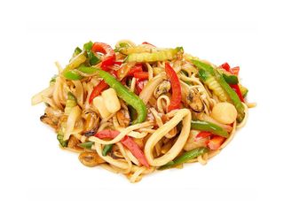 Вок лапша "Морской коктейль"