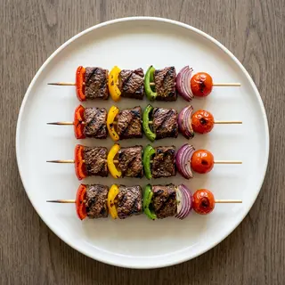 Beef & Veggie Skewers