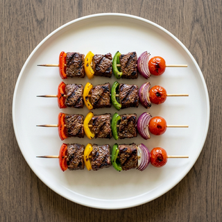 Beef & Veggie Skewers