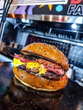 PIGGY BACON BURGR 350GR
