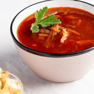 Борщ красный с говядиной 