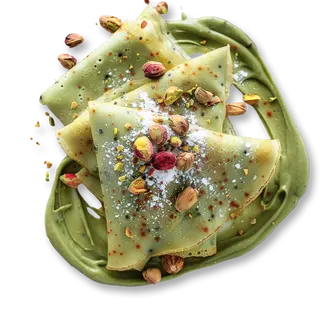 Crêpe Matcha Pistachio
