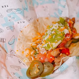 Taco chile con carne 