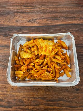 Macarrones caseros gratinados