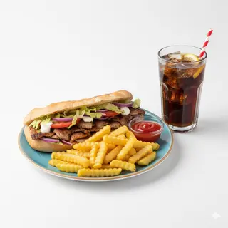 Panino kebab menu