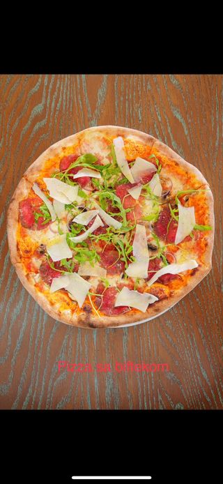 Pizza sa biftekom 270 gr