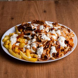 Kebab na talerzu
