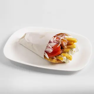 Pita souvlaki di maiale