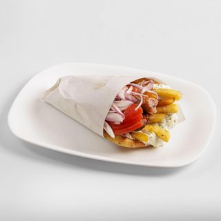 Pita souvlaki di maiale