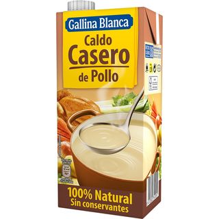 GALLINA BLANCA Caldo de pollo casero 100% natural envase 1 l