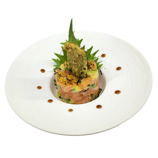 Tartar de salmón con aguacate