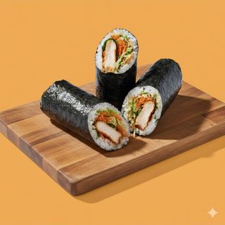 Chicken teryaki Pokerrito