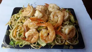 Massa Fina com Gambas
