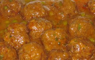 Mandonguilles amb suc