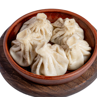 Хинкали с грибами и сыром