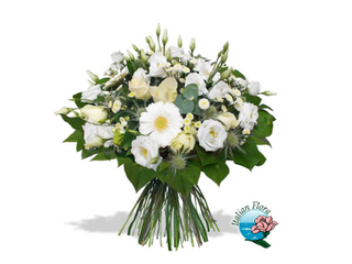 Bouquet di fiori misti bianchi