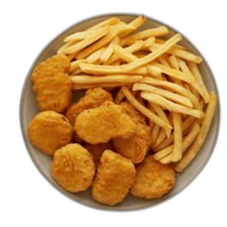 Chicken Nuggets With Chips