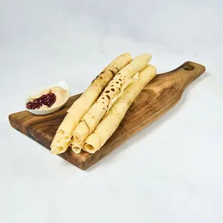 Palačinke sa belim kremom i malinom 5 komada