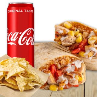 Combo Chicken Mex Burrito