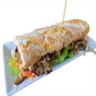 bocadillo de ternera con pimientos xxxl