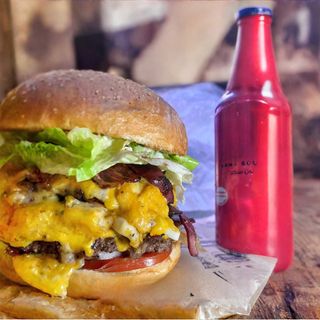 Quadruple Smash Burger