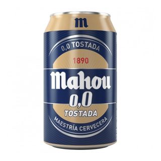 Cerveza Mahou Tostada 0,0