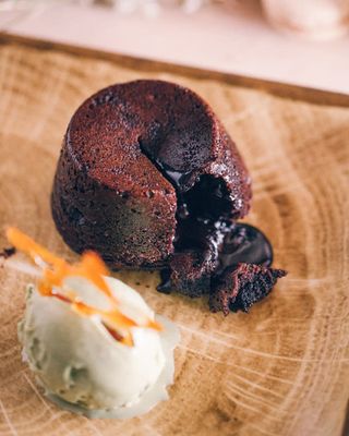 Шоколадный фондан