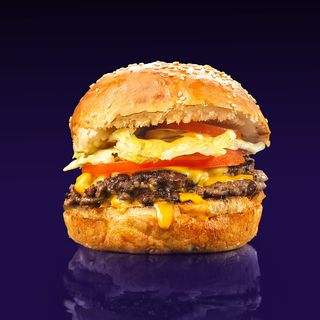 Original Burger Double + pomfrit