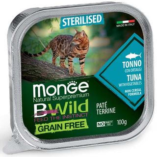 Monge Cat Wet BWild Grain Free Tuna Sterilized 0,1
