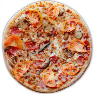 Pizza barbacoa creme de tomate