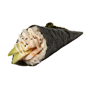 76. Temaki ebi avocado - 1 pezzo