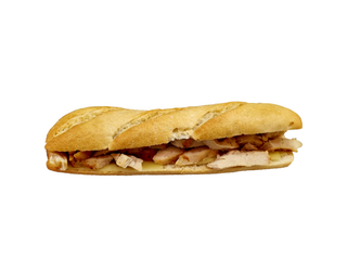 Bocadillo De Tiras De Pollo Con Queso