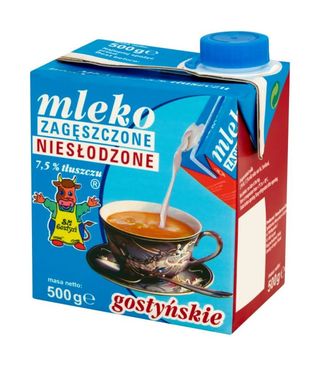 Sm Gostyń Mleko Gostyńskie Zagęszczone Niesłodzone 7,5% 500g