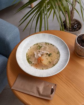 Sopa De Pollo Casera