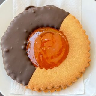 Occhio di bue marmellata e cioccolato