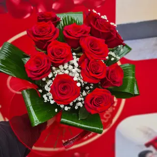 Bouquet di rose tradizionali 