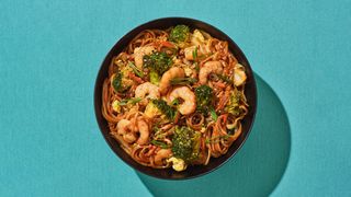 Chow Mein con Gambas