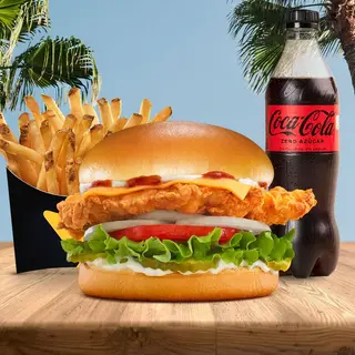 Menú Famous Crispy Chicken Burger