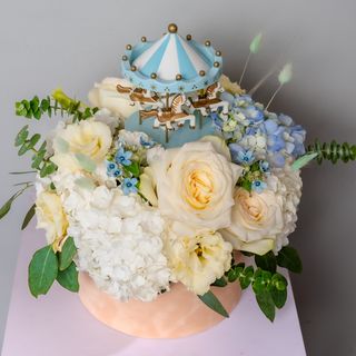 ARANJAMENT CU CARUSEL BLUE