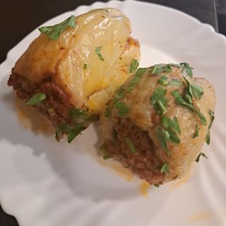 Punjena paprika sa pirincem(posno)