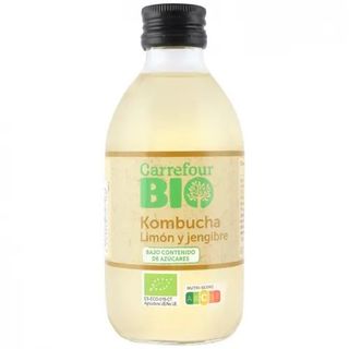 Kombucha Jengibre Limon Carrefour Bio 250 Ml.
