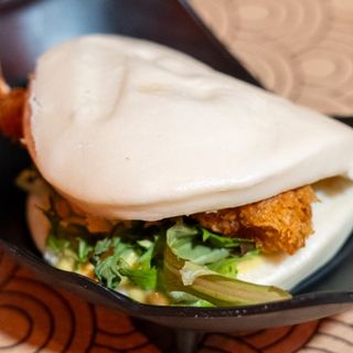 Panbao de langostino panko