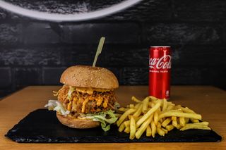 Crunchy burger menù 