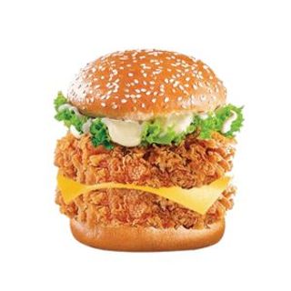 Double Zinger Hamburgesa