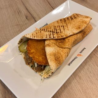 Zestaw: Kebab Drwala z Plackiem Ziemniaczanym + Frytki