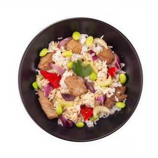 Рис з телятиною в пряному соусі (300г)