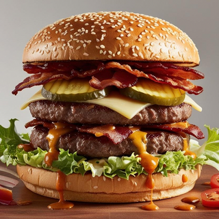 Gigant Burger wołowina premium 2x190 g