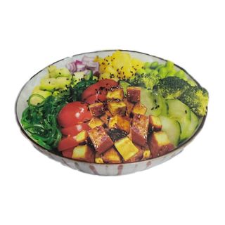 F0 Poke Bowl Peixe Manteiga Braseado