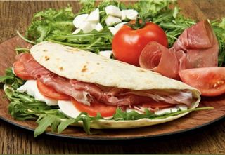 Piadina de jamón