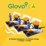 Family Shawarma Box With Wings